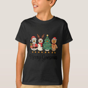 T-shirt Oie joyeuse en liberté drôle de Noël humour idiot