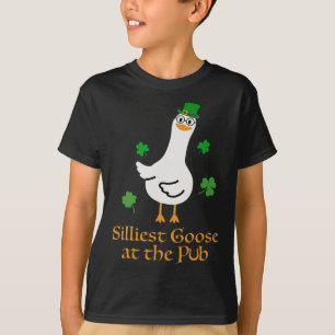 T-shirt Oie La Plus Sillieuse Au Pub Whimsical Laughter Sh