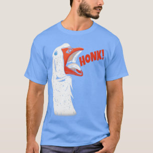 T-shirt Oie Miel Drôle Oie Fantaisie Oiseau sauvage