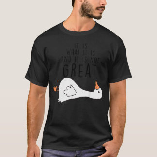 T-shirt Oie Ridicule Drôle Animal Ridicule