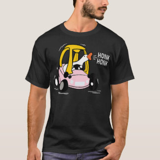 T-shirt Oie Ridicule Drôle Conduisant une Voiture Jouet No