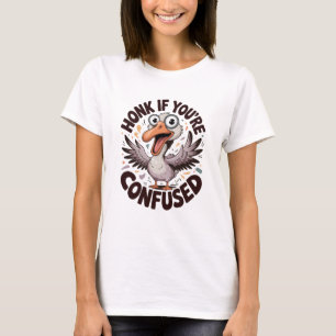 T-shirt Oie Ridicule qui Klaxonne Drôle