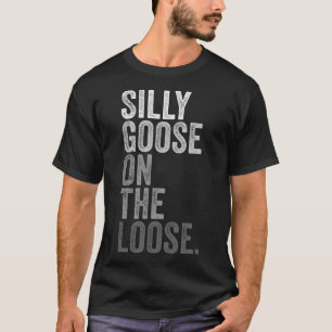 T-shirt Oie Silencieuse Sur Le Docto Oie Silly Vintage Per
