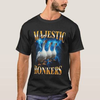 T-shirt Oies de Contrebande de Honkers Majestueuses Drôle