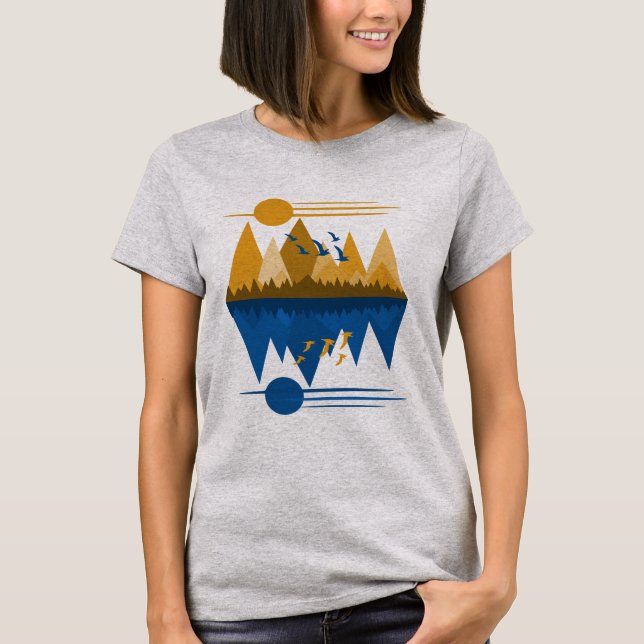 T-shirt Oies en vol (Devant)