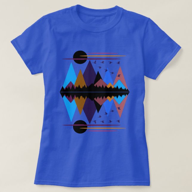 T-shirt Oies Sur L'Aile (Design devant)