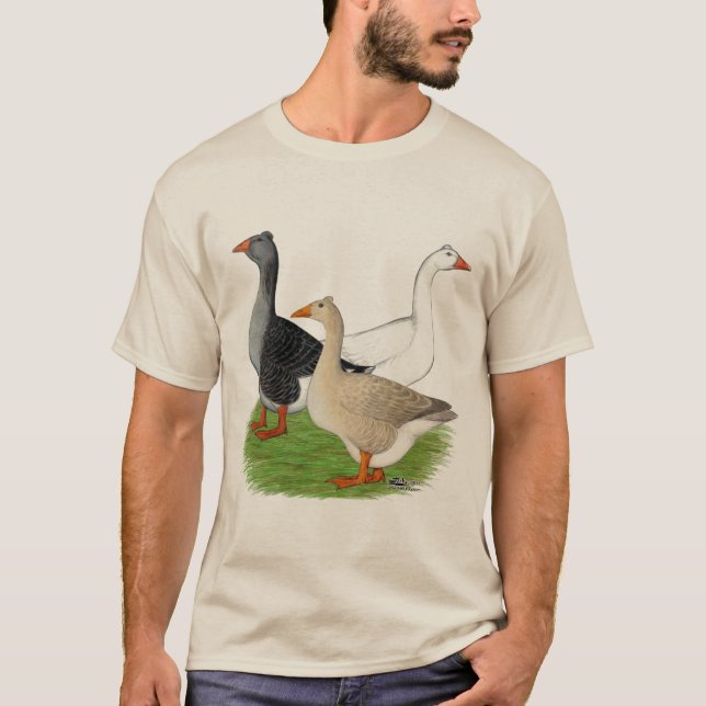 T-shirt Oies : Trio Tufted (Devant)