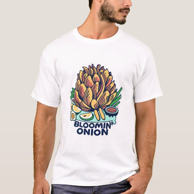 T-shirt Oignon en fleurs (Devant)