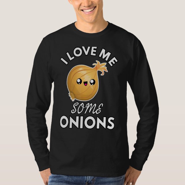 T-shirt Oignon Je M'Aime Quelques Oignons Drôle Mignonne C (Devant)