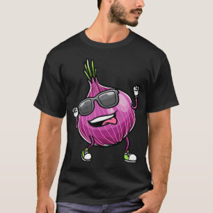 T-shirt Oignon Rouge Dansant Légume