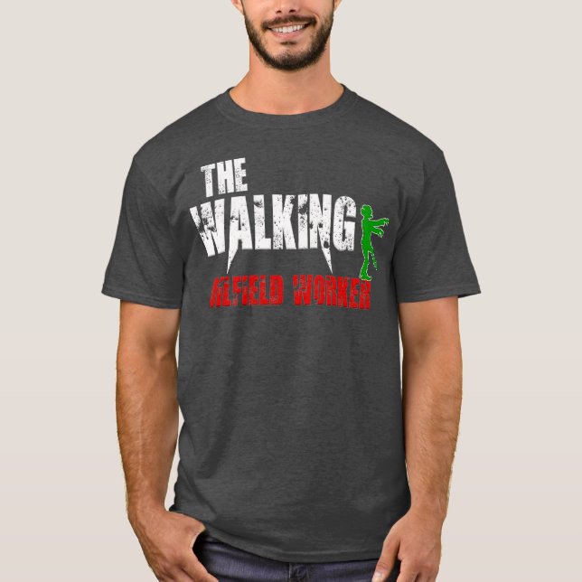 T-shirt Oilfield Driller cadeau Rig Worker drôle Halloween (Devant)