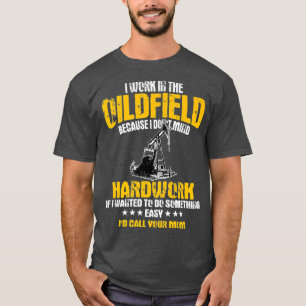 T-shirt Oilfield Workers Cadeaux Oil Rig Roughneck Design