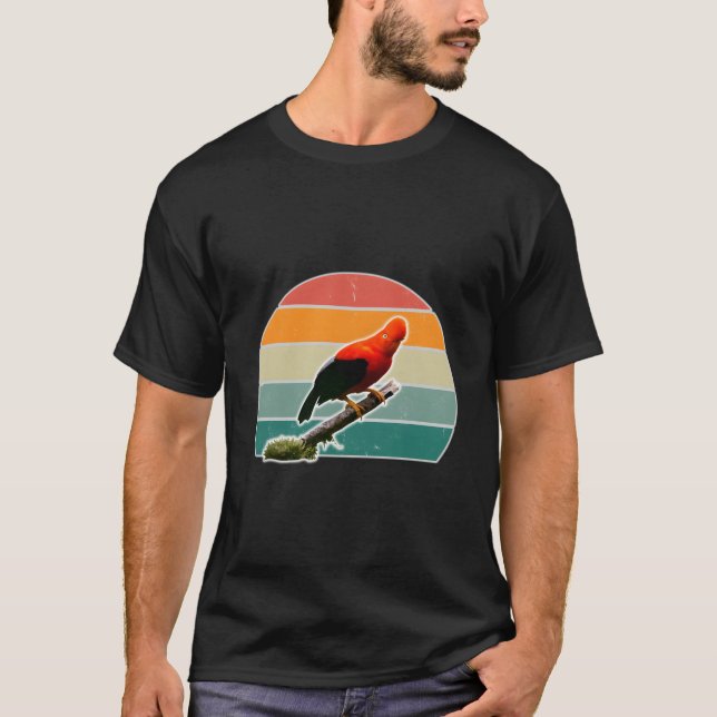 T-shirt Oiseau Andéen Du Rocher Et Tunki (Devant)