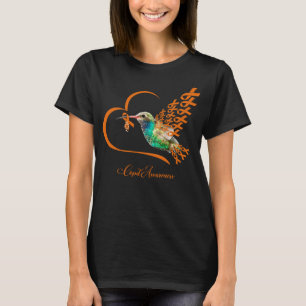 T-shirt Oiseau avec ruban orange - Guerrier de sensibilisa