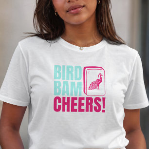T-shirt Oiseau Bam Acclame La Partie De Mahjong