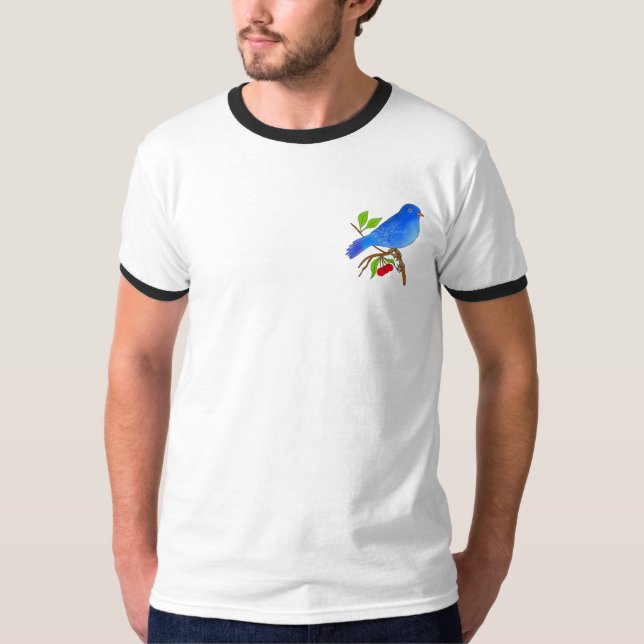 T-shirt Oiseau bleu (Devant)