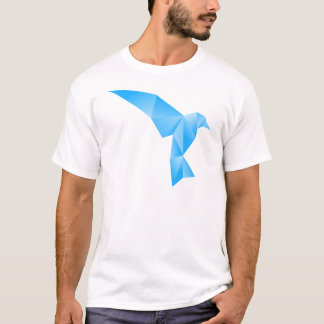 T-shirt oiseau bleu