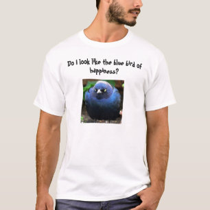 T-shirt Oiseau bleu de bonheur