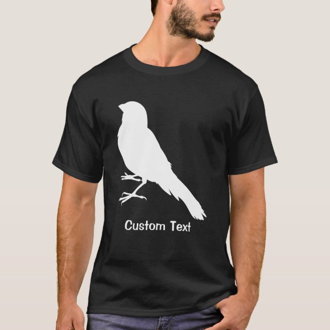 T-shirt Oiseau canarien permanent (Devant)