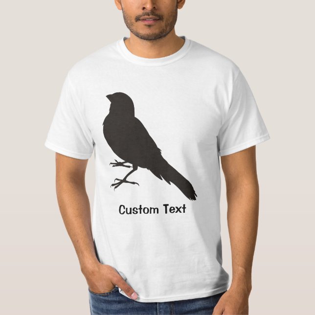 T-shirt Oiseau canarien permanent (Devant)