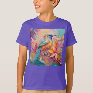 T-shirt Oiseau-chanteur à gorge violette Imaginaire