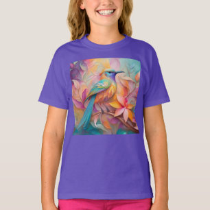 T-shirt Oiseau-chanteur à gorge violette Imaginaire