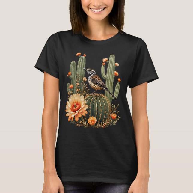 T-shirt Oiseau chanteur du soleil de Sonora (Devant)