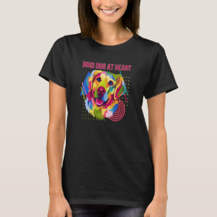 T-shirt Oiseau Chien au coeur Citation Motivationnelle Gol