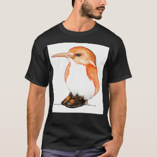 T-shirt Oiseau citrouille En Chaussures Jack-O-Lantern