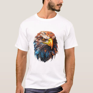 T-shirt Oiseau d'aigle Animal Monde Faune Beauté Découvert