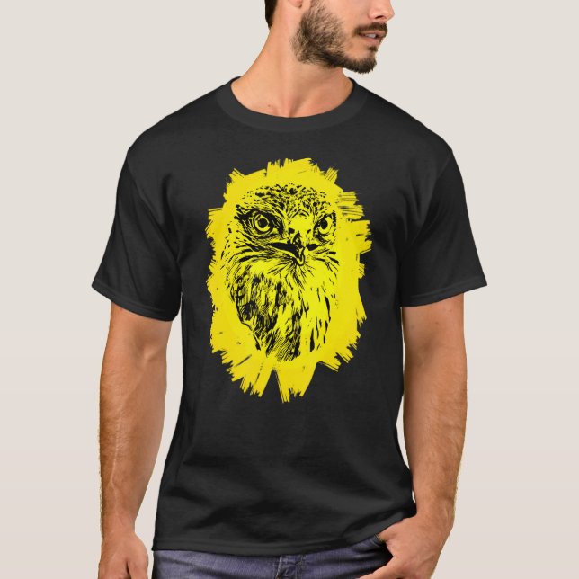 T-shirt Oiseau D'Aigle De Prey Motif Beak Claws Animal Col (Devant)