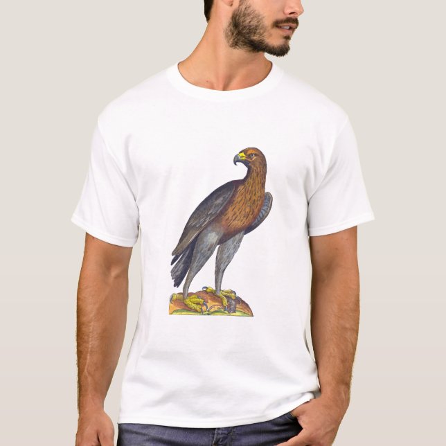 T-shirt Oiseau d'Aldrovandi de proie, de faucon ou d'Eagle (Devant)