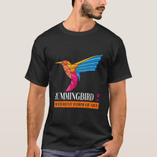 T-shirt Oiseau d'art coloré colibri