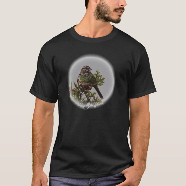 T-shirt Oiseau de chanson (Devant)