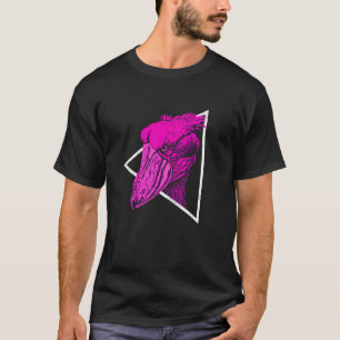 T-shirt Oiseau de chaussure Animal coloré Vaporwave