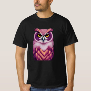 T-shirt Oiseau de Chouette coloré