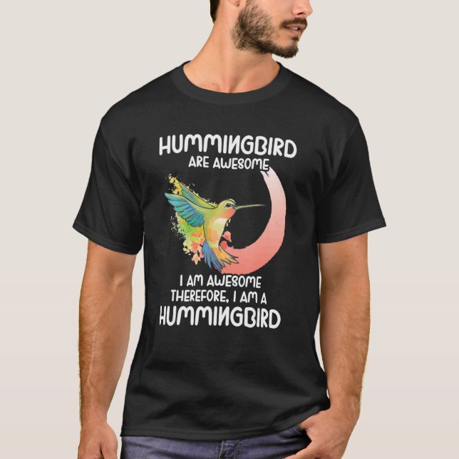 T-shirt Oiseau de colibri Observation Oiseau Oiseau Oiseau (Devant)