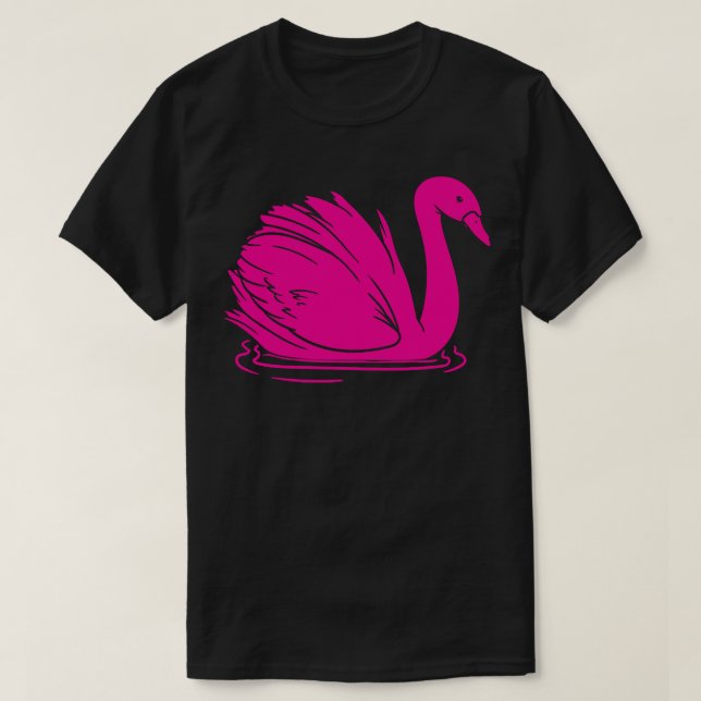 T-shirt Oiseau de cygne 1 (Design devant)