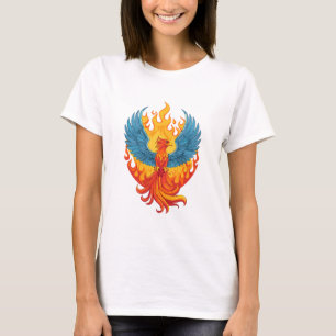 T-shirt Oiseau de feu mythologique fantastique lumineux