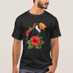 T-shirt Oiseau de forêt tropicale Animal exotique Toucan F