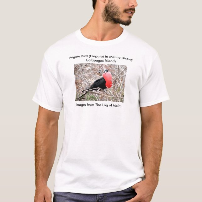 T-shirt Oiseau de frégate (Fragata) dans l'affichage de (Devant)