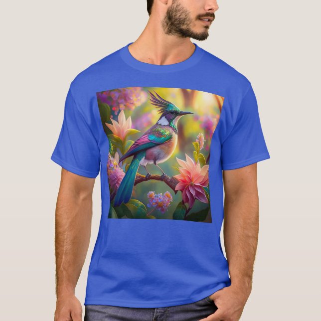 T-shirt Oiseau de Jay Imaginaire vert (Devant)