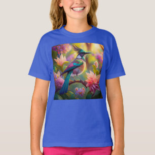 T-shirt Oiseau de Jay Imaginaire vert