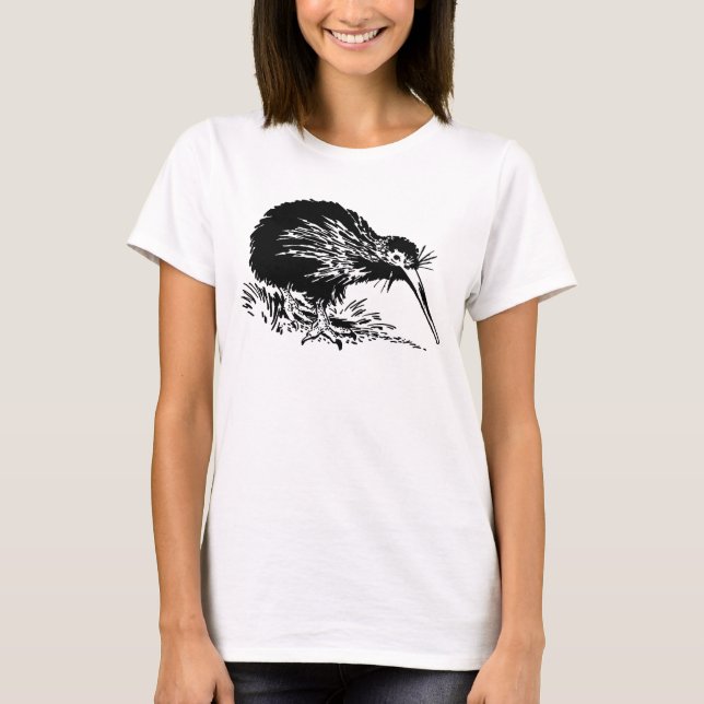 T-shirt oiseau de kiwi (Devant)