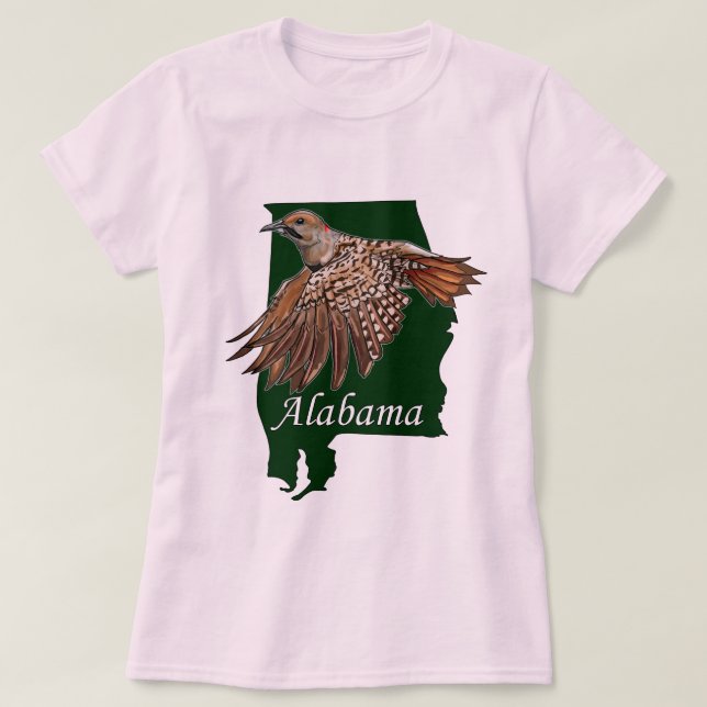 T-shirt Oiseau de l'État de l'Alabama (Design devant)