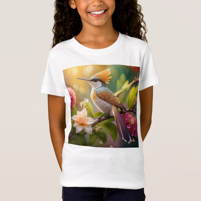 T-Shirt Oiseau de miel doré Imaginaire (Devant)