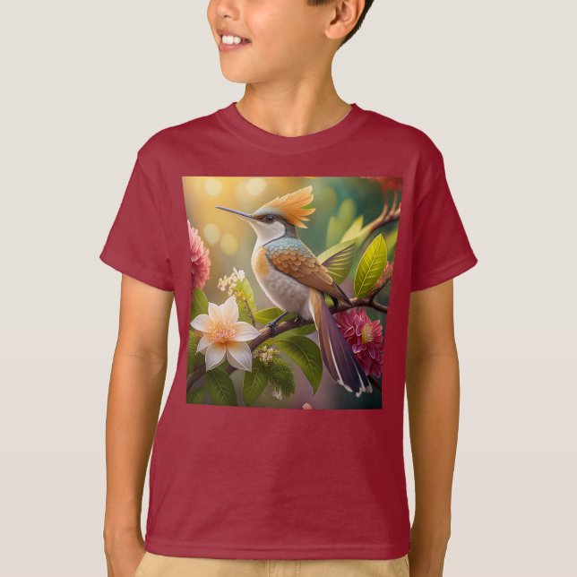 T-shirt Oiseau de miel doré Imaginaire (Devant)