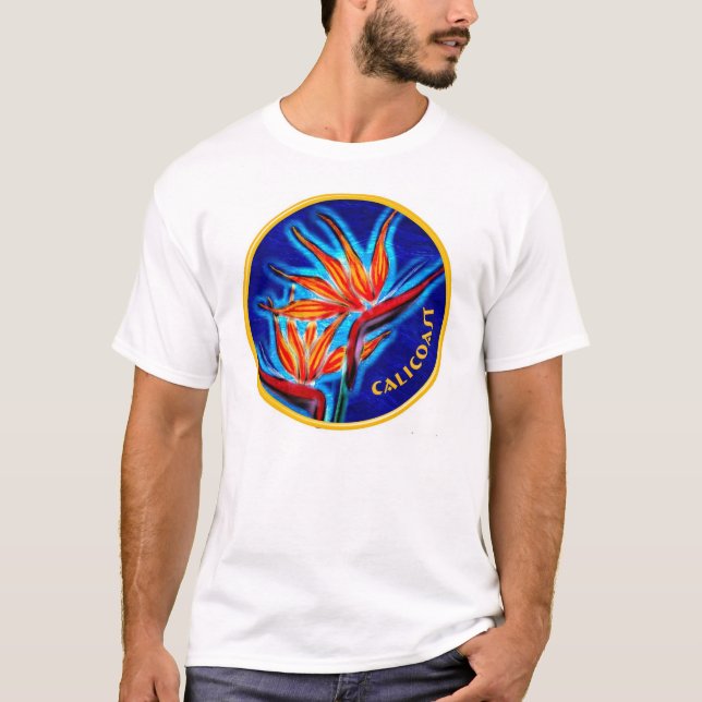 T-shirt Oiseau-de-Paradis au néon (Devant)