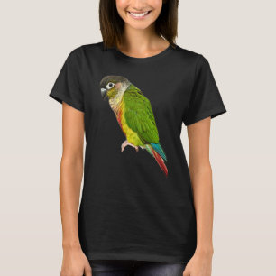 T-shirt Oiseau de perroquet pur Joue verte Amour pour les 