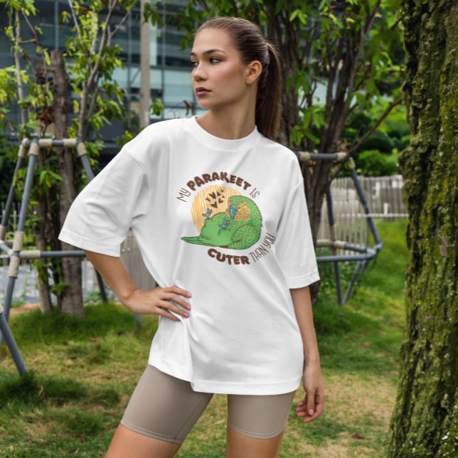 T-shirt Oiseau de Perruche mignonne (Créateur téléchargé)